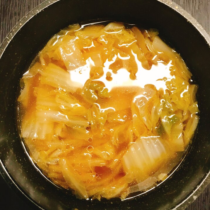 簡単！白菜の中華スープ　99円